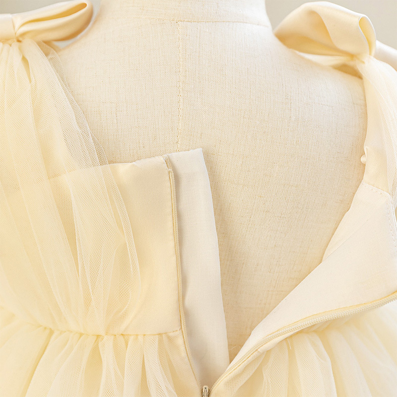 Mesh Bow Sleeveless Midi Dresses - image 14