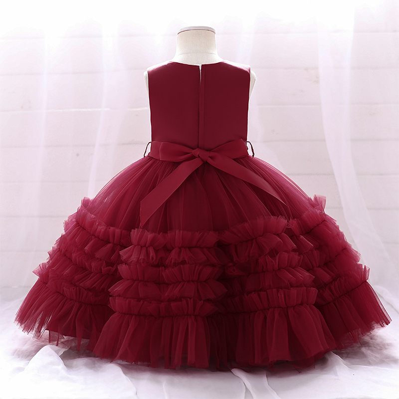 Mesh Bow Folds Sleeveless Mid-long Dresses - image 39
