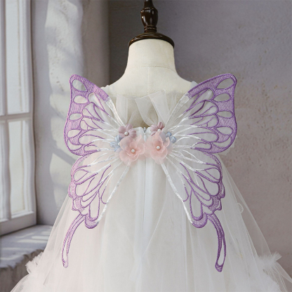 Mesh Rosette Sleeveless Mid-long Dresses - image 4