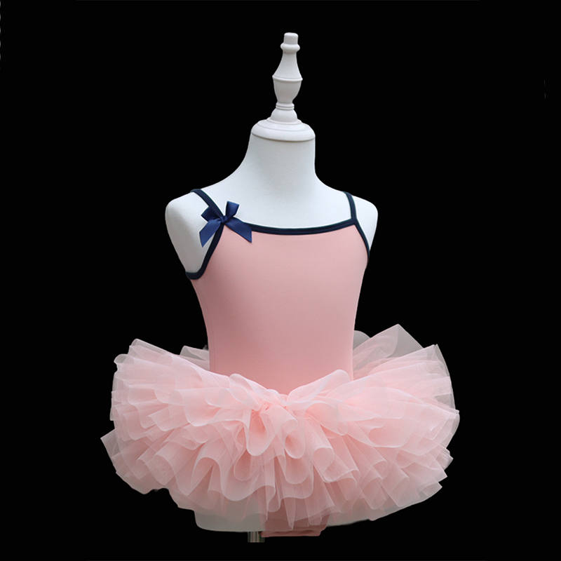 Folds Cross Ballet Sleeveless Short Two-piece Set - Pink - 14-15Y - image 4