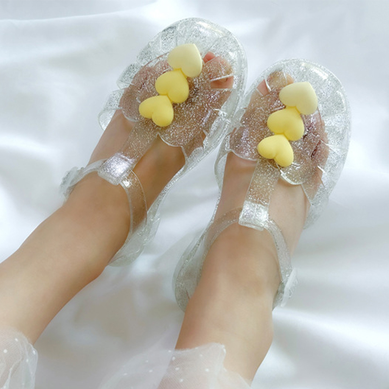 Solid Embellished Round Toe Sandals - image 17