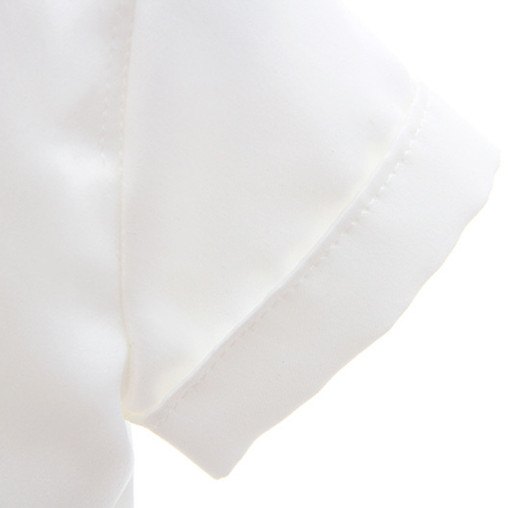 Easter Satin Split Joint Short Sleeve Fifth Pants With Hat - image 10