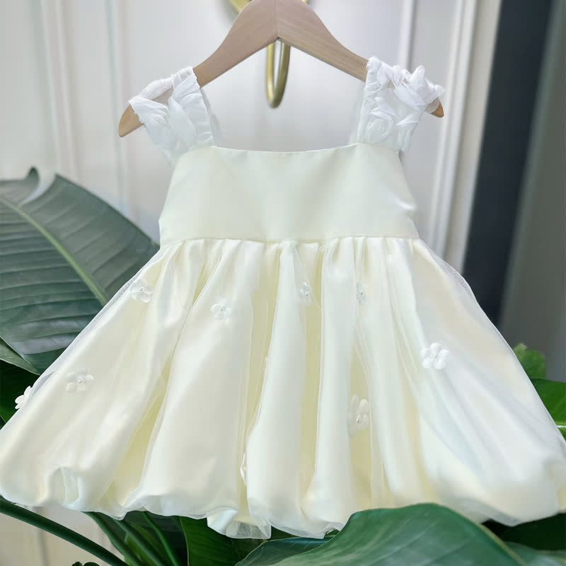 Satin Rosette Sleeveless 
Short Dresses - image 6