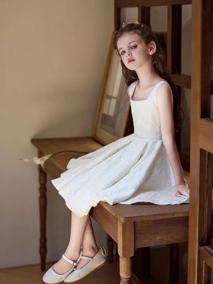 Jacquard Sleeveless Midi Dresses - image 6