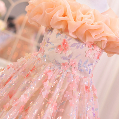 Glitter Split Joint Sleeveless Maxi Dresses - image 5