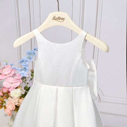 Satin Bow Sleeveless Maxi Dresses - image 17