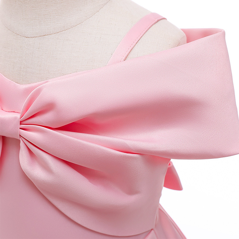 Satin Bow Cap Sleeve Midi Dresses - image 6