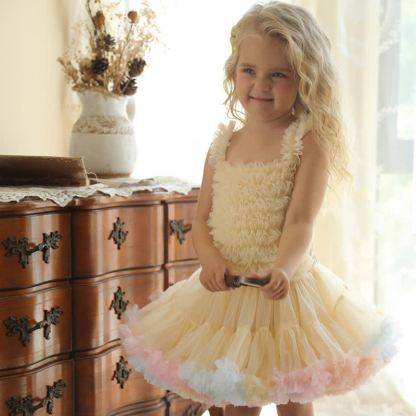 Mesh Ballet Sleeveless Shorts Dresses - image 3