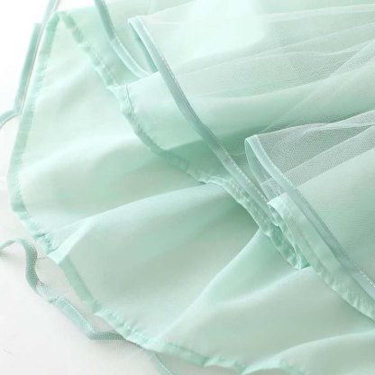 Mesh Rosette Sleeveless Midi Dresses - image 10
