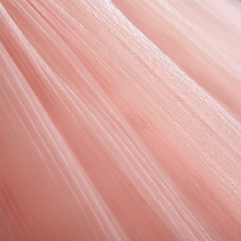 Mesh Bow Sleeveless Maxi Dresses - image 8