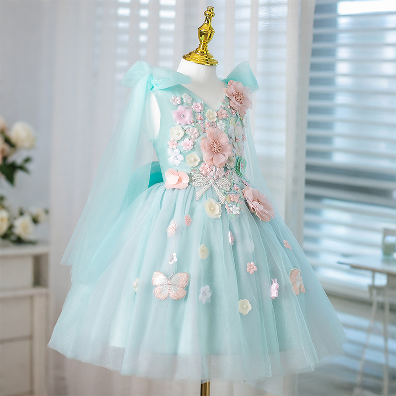 Mesh Rosette Bow Sleeveless Midi Dresses - image 4