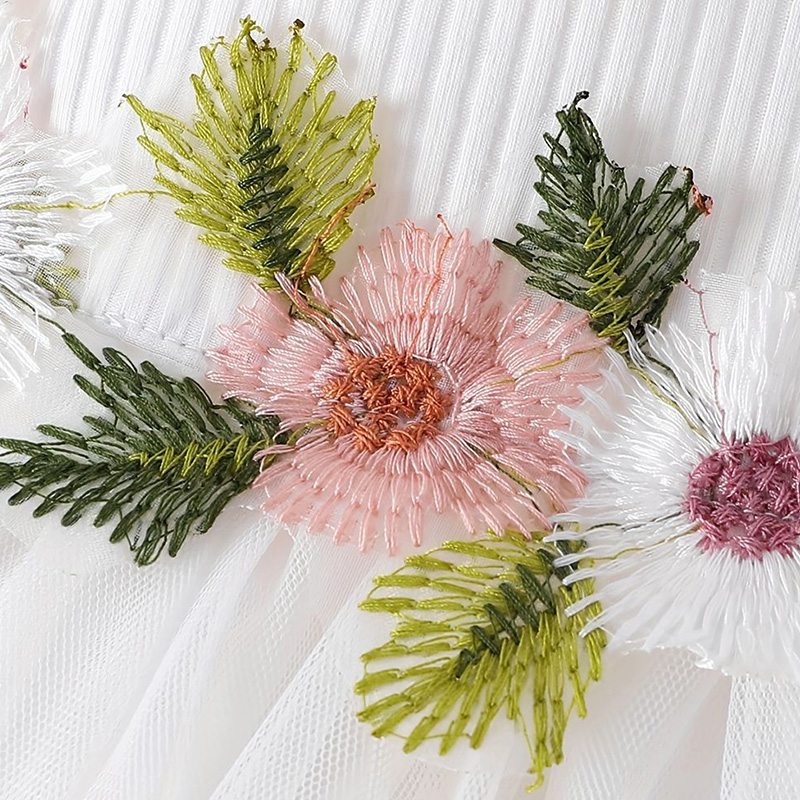 Cotton Embroidery Long Sleeve Regular Dresses&two-piece Set - image 29