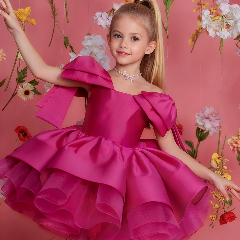 Satin Bow Sleeveless Regular Dresses - image 7