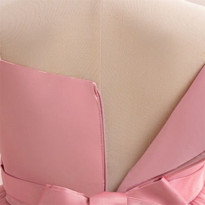 Mesh Rosette Sleeveless Midi Dresses - image 54