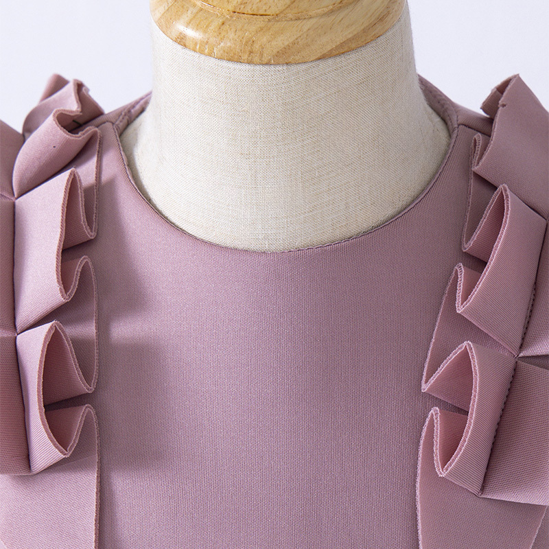 [Archive Sale] Scuba Knit Folds Sleeveless Midi Dresses - image 7