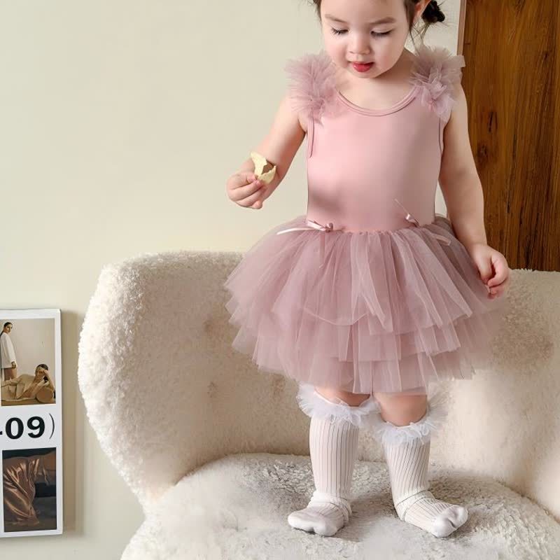 Mesh Tiered Sleeveless Midi Dresses - image 9