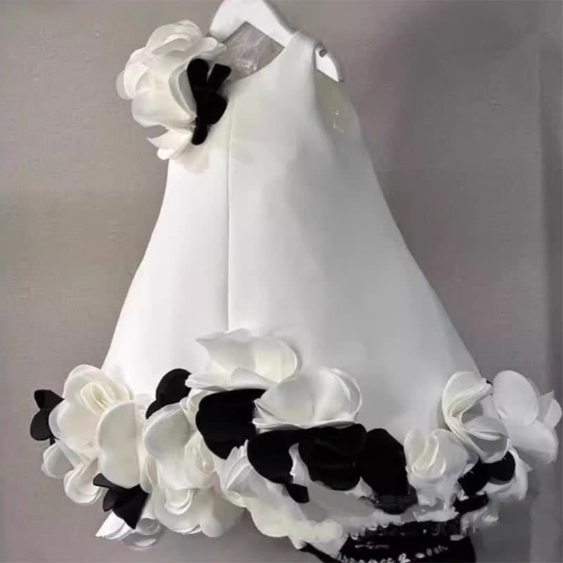 Scuba Knit Rosette Sleeveless Midi Dresses - image 3