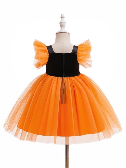 Mesh Sequins Cap Sleeve Midi Dresses - image 4
