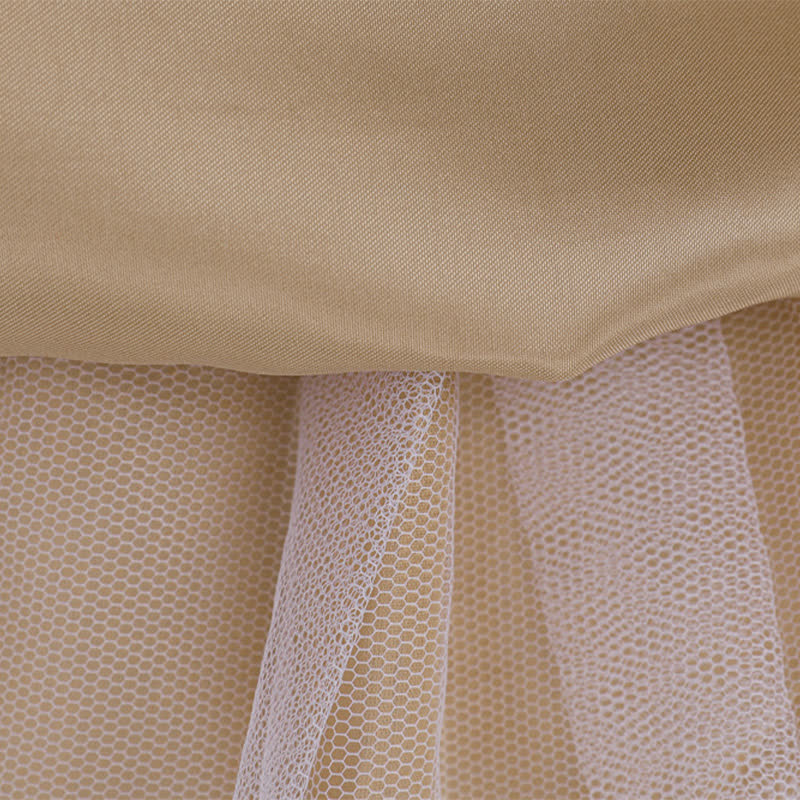 Mesh Lace Glitter Short Sleeve Mid-long Dresses - image 31