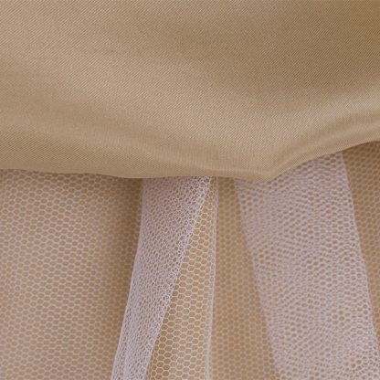 Mesh Lace Glitter Short Sleeve Mid-long Dresses - image 31