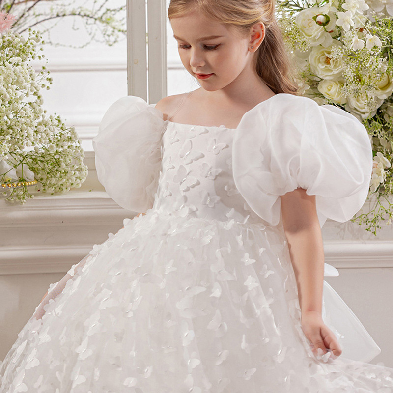 Mesh Butterfly Short Sleeve Midi Dresses - image 6