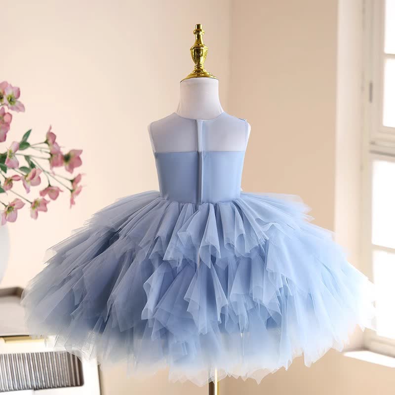 Satin Beaded Sleeveless 
Short Dresses - image 4
