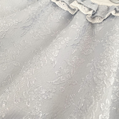 [Archive Sale] Jacquard Folds Bow Long Sleeve Regular Bodysuit - image 11