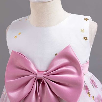 [Archive Sale] Floral Bow Sleeveless Midi Dresses - image 4