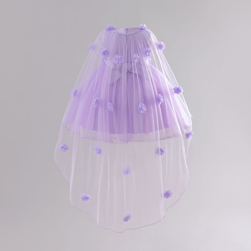 Mesh Rosette Sleeveless Midi Dresses - image 10
