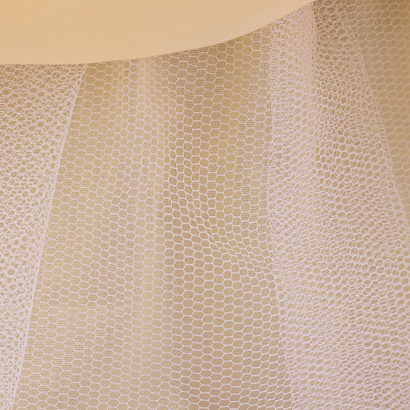 Mesh Rosette Maxi Dresses - image 18