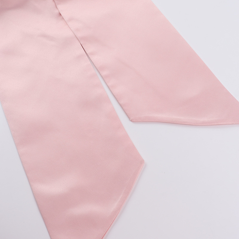 Satin Bow Sleeveless Short Dresses - image 17