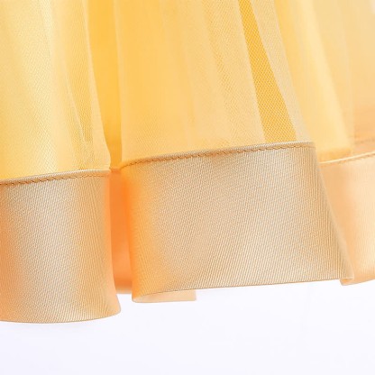 Mesh Bow Pearl Floral-embroidered Sleeveless Maxi Dresses - image 32