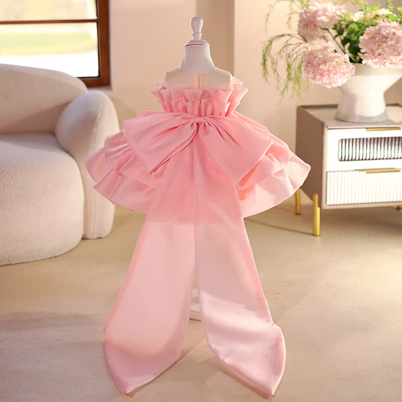 Organza Bow Sleeveless Midi Dresses - image 5