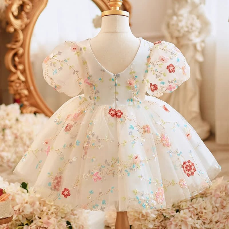 Mesh Panel Short Sleeve Midi Dresses - image 4