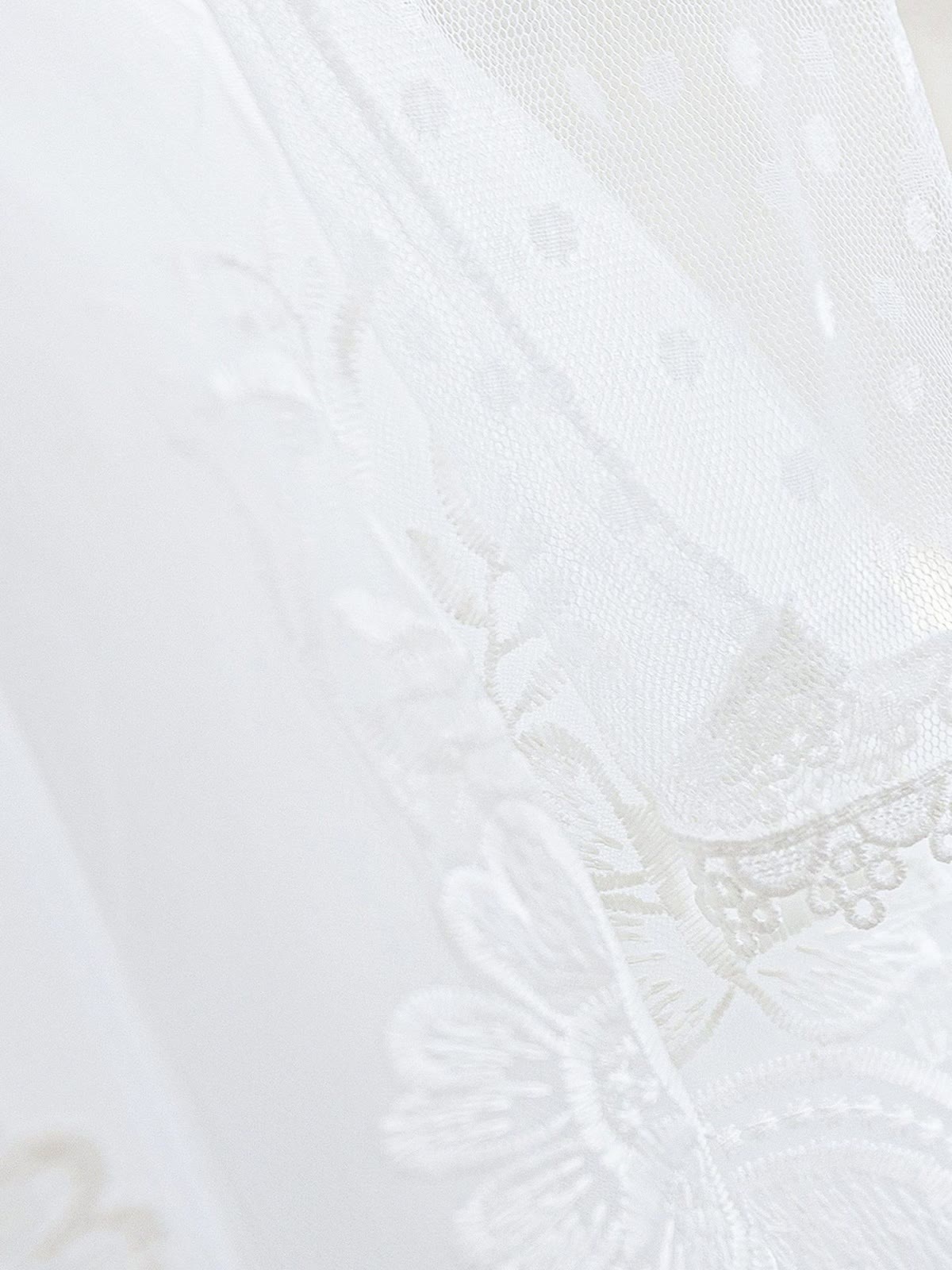 Mesh Bow Short Sleeve Short Dresses - image 8