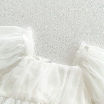 Mesh Bow Folds Short Sleeve Crop Bodysuit - image 15