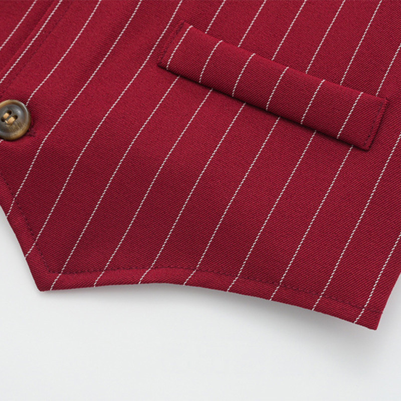 100% Cotton Bow Regular Sleeve Regular Formal Suit - image 18