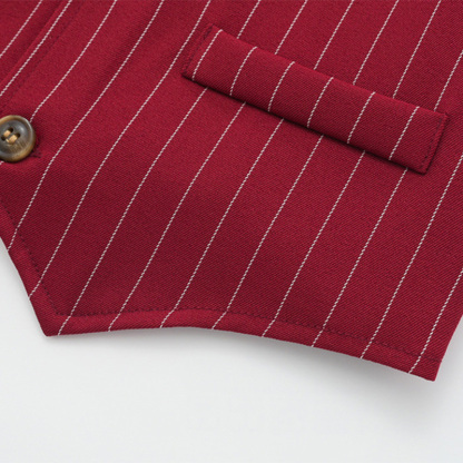 100% Cotton Bow Regular Sleeve Regular Formal Suit - image 18