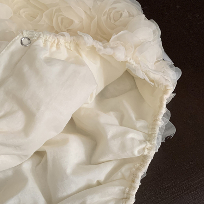 Cotton Rosette Short Sleeve Regular Bodysuit - image 17