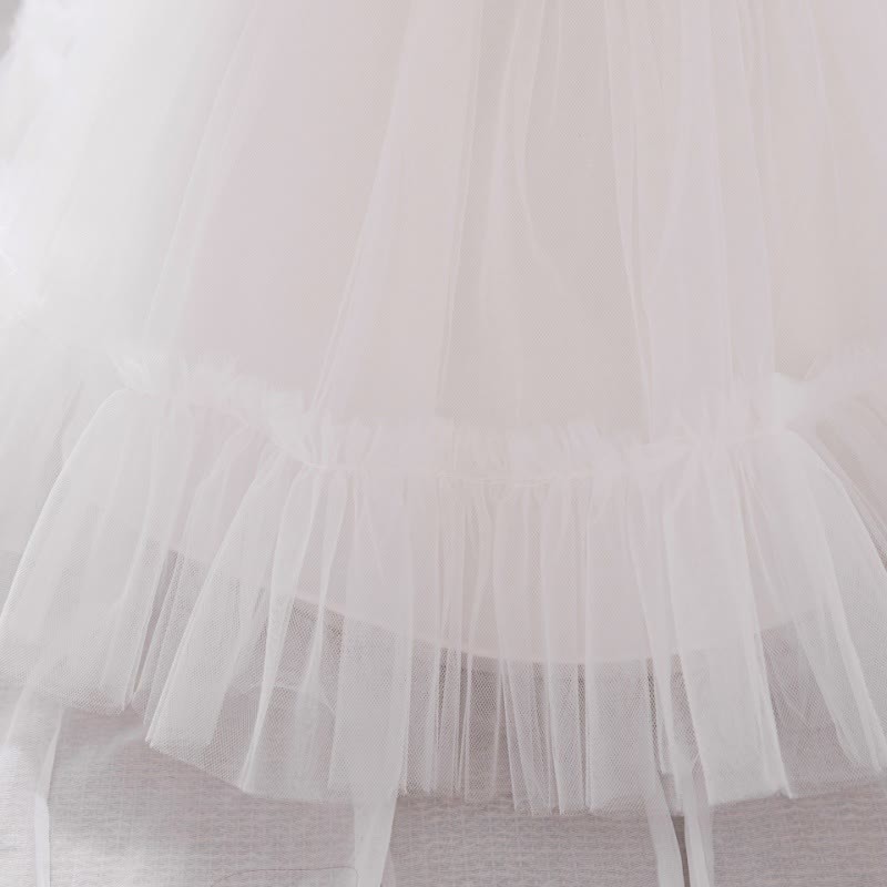 Mesh Bow Sleeveless Short Dresses - image 8