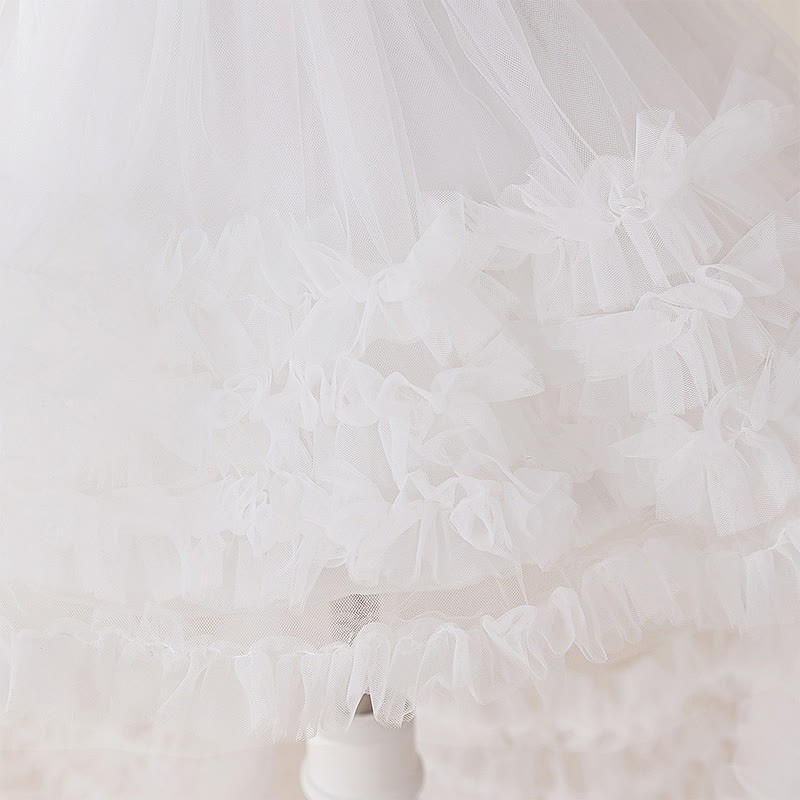 Mesh Bow Sequins Sleeveless Maxi Dresses - image 17