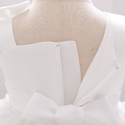 Mesh Bow Sleeveless Midi Dresses - image 8