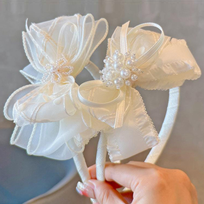 Solid With Bow Hair Accessories - image 7