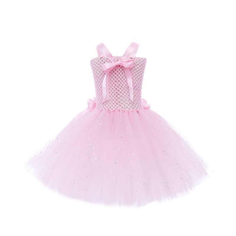 Mesh Rosette Sleeveless Midi Dresses - image 3