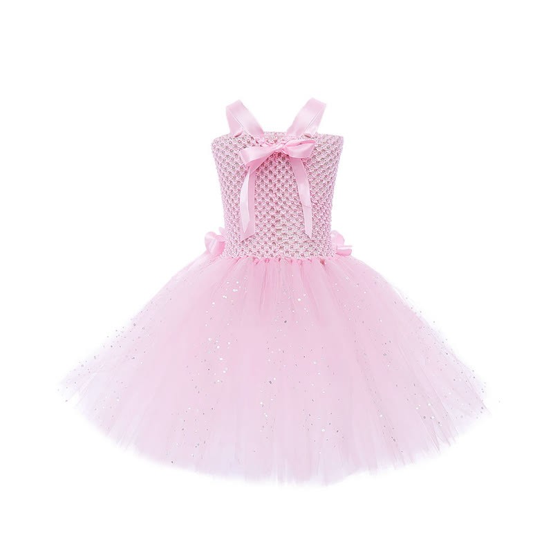 Mesh Rosette Sleeveless Midi Dresses - image 3