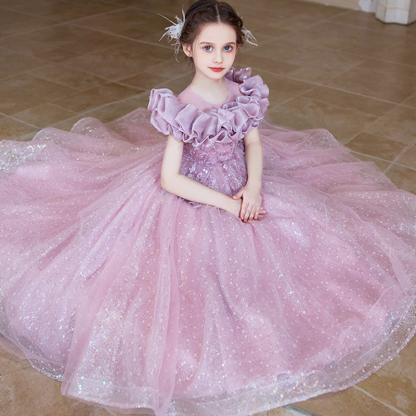 Mesh Fluffy Sleeveless Maxi Dresses - image 10