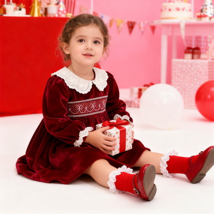 Velvet Scramble Long Sleeve Midi Dresses & Bodysuit - image 4