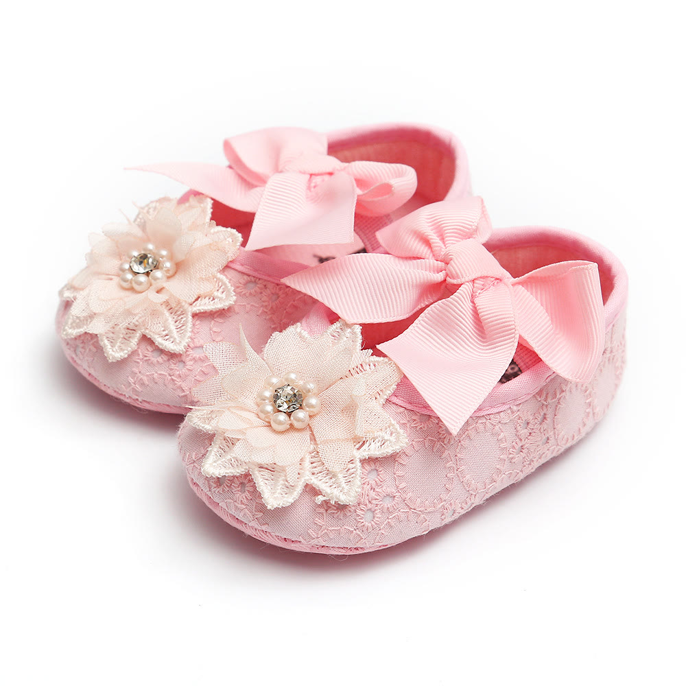 Solid Bow Rosette Round Toe Flats  - image 18