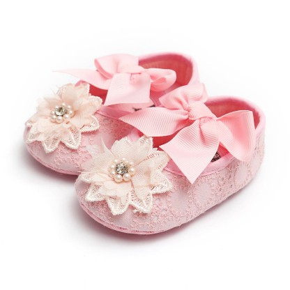 Solid Bow Rosette Round Toe Flats  - image 18