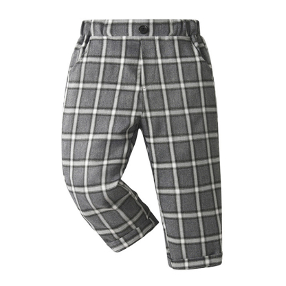 Cotton Bow Long Sleeve Regular 3-piece Formal Suit - image 6